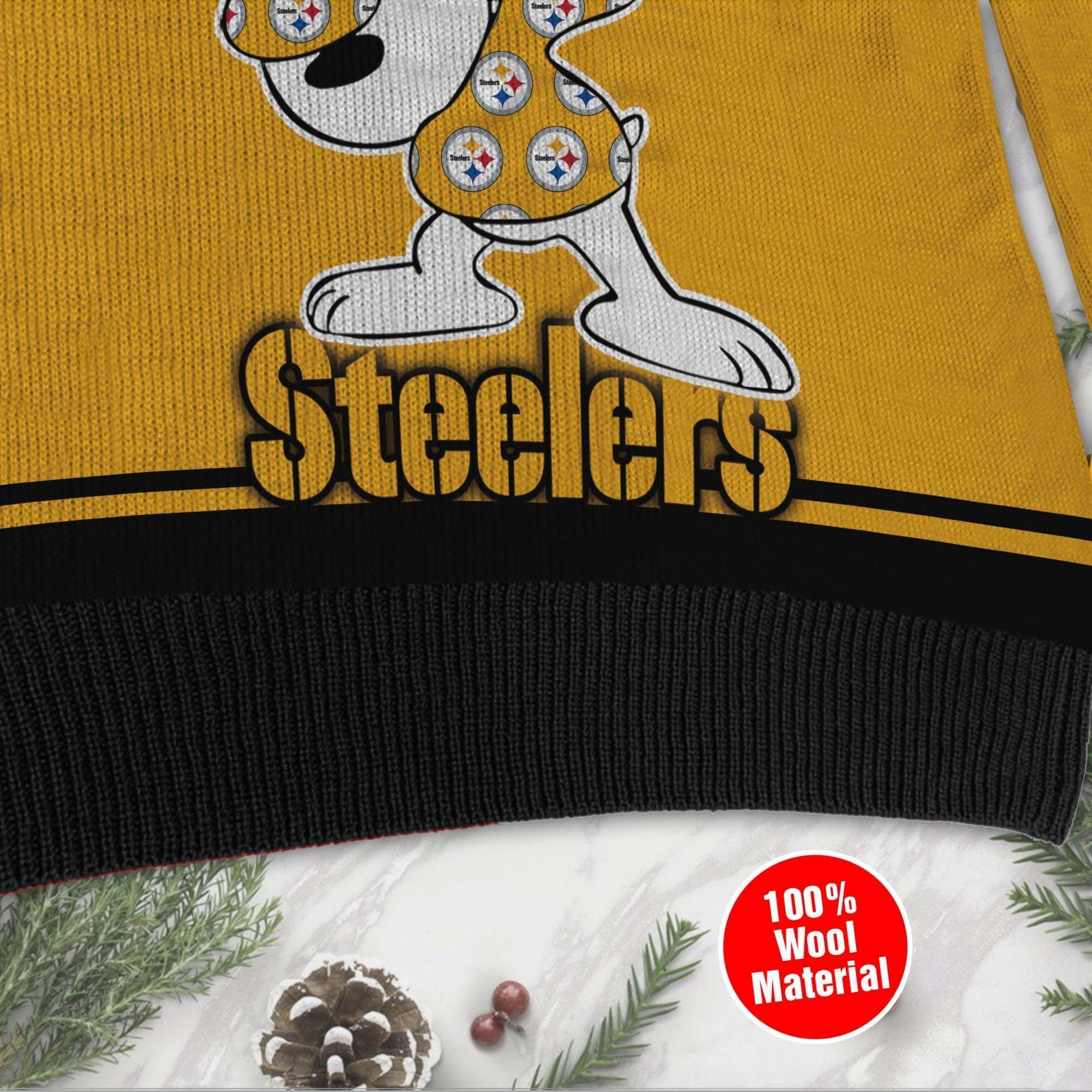 NFL Pittsburgh Steelers D Full Printed Sweater Shirt For Football Fan Nfl Jersey Ugly Christmas Sweater Adult 3D Funny Matching for family - Image 4