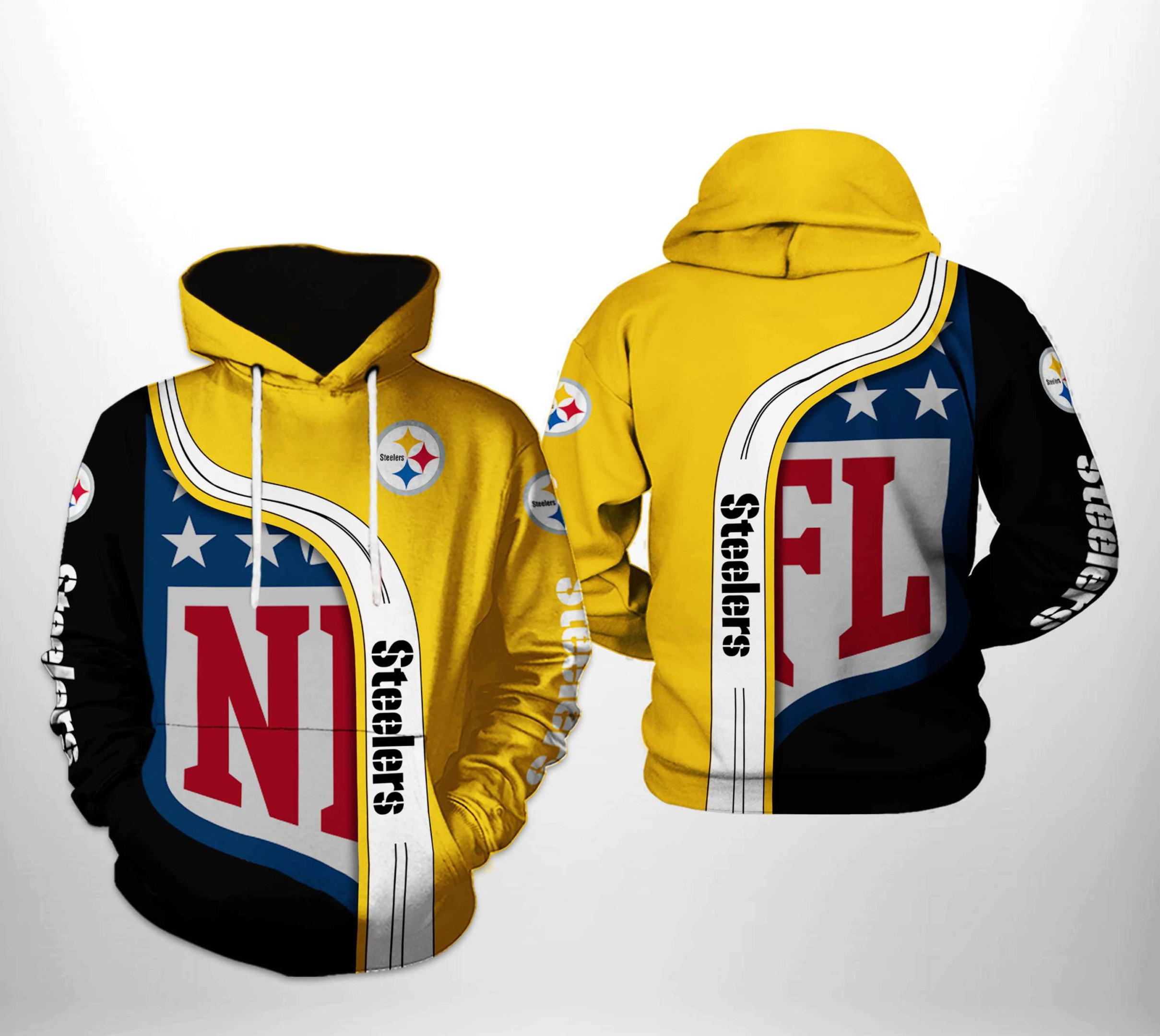 NFL Pittsburgh Steelers NFL Team 3D All Over Print Hoodie, Zip Hoodie