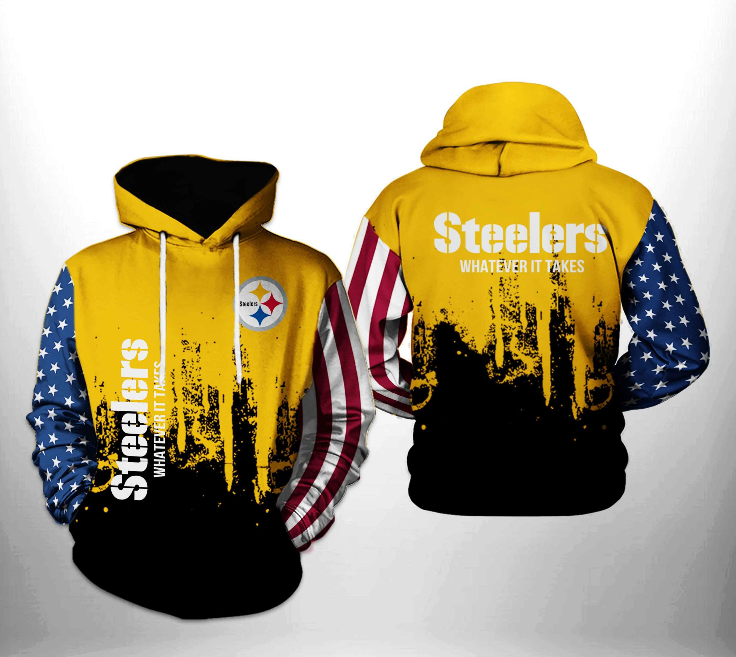 NFL Pittsburgh Steelers NFL Team US 3D All Over Print Hoodie, Zip Hoodie