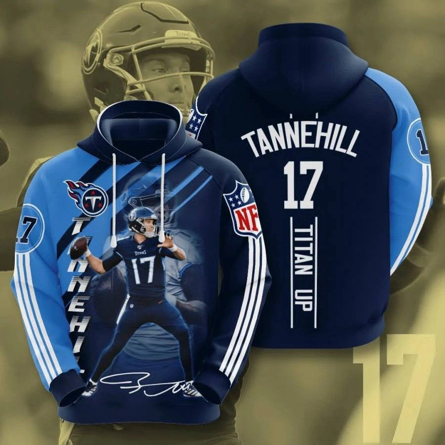 NFL Ryan Tannehill Tennessee Titans NFL 3D All Over Print Hoodie, Zip Hoodie