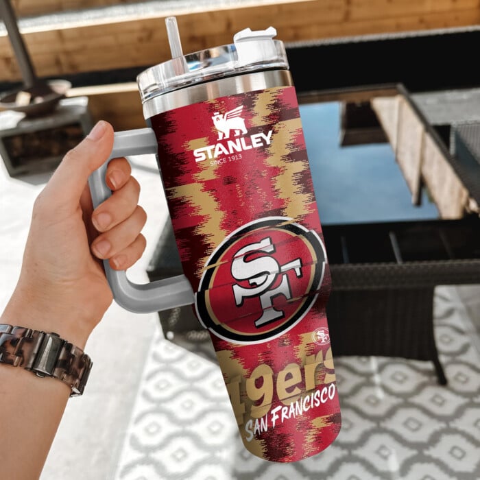 NFL San Francisco 49ers Custom Stanley Cup 40 oz 30 oz Tumbler With HandleTVC2301856