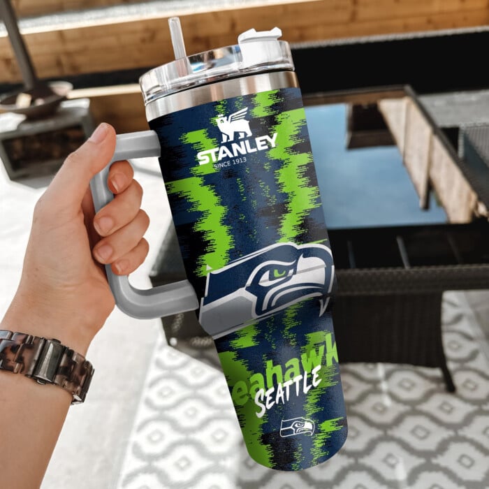 NFL Seattle Seahawks Custom Stanley Cup 40 oz 30 oz Tumbler With HandleTVC2301856