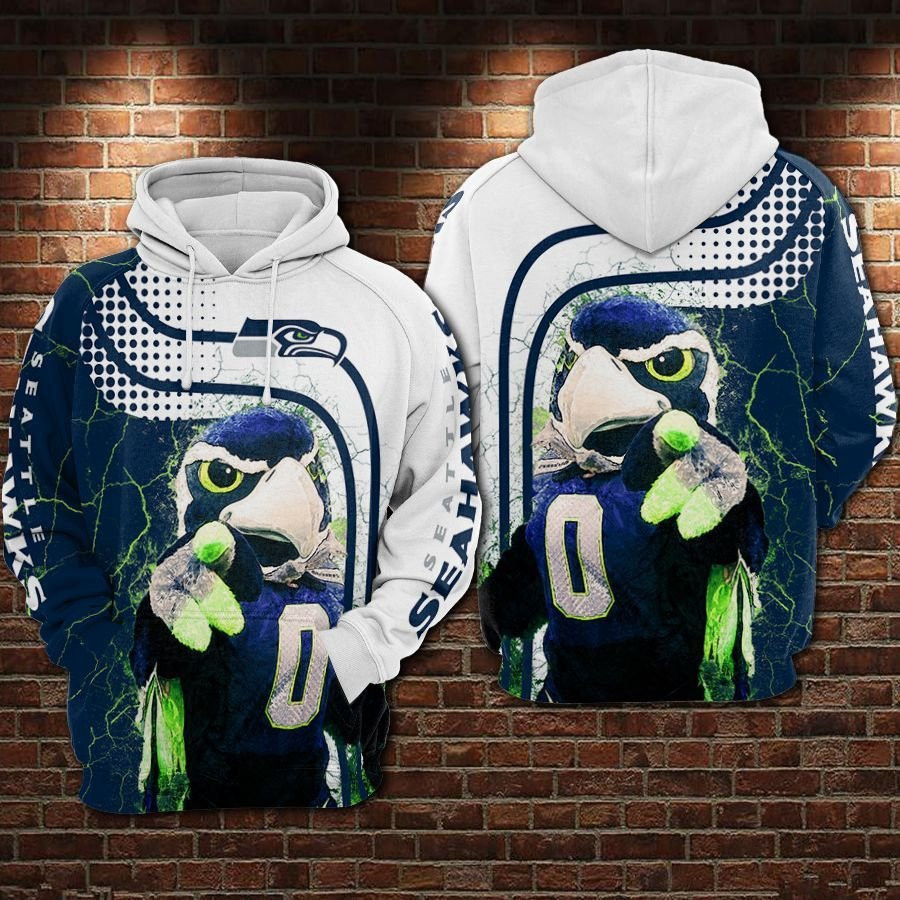 NFL Seattle Seahawks Nfl Football Blue 3D All Over Print Hoodie, Zip Hoodie