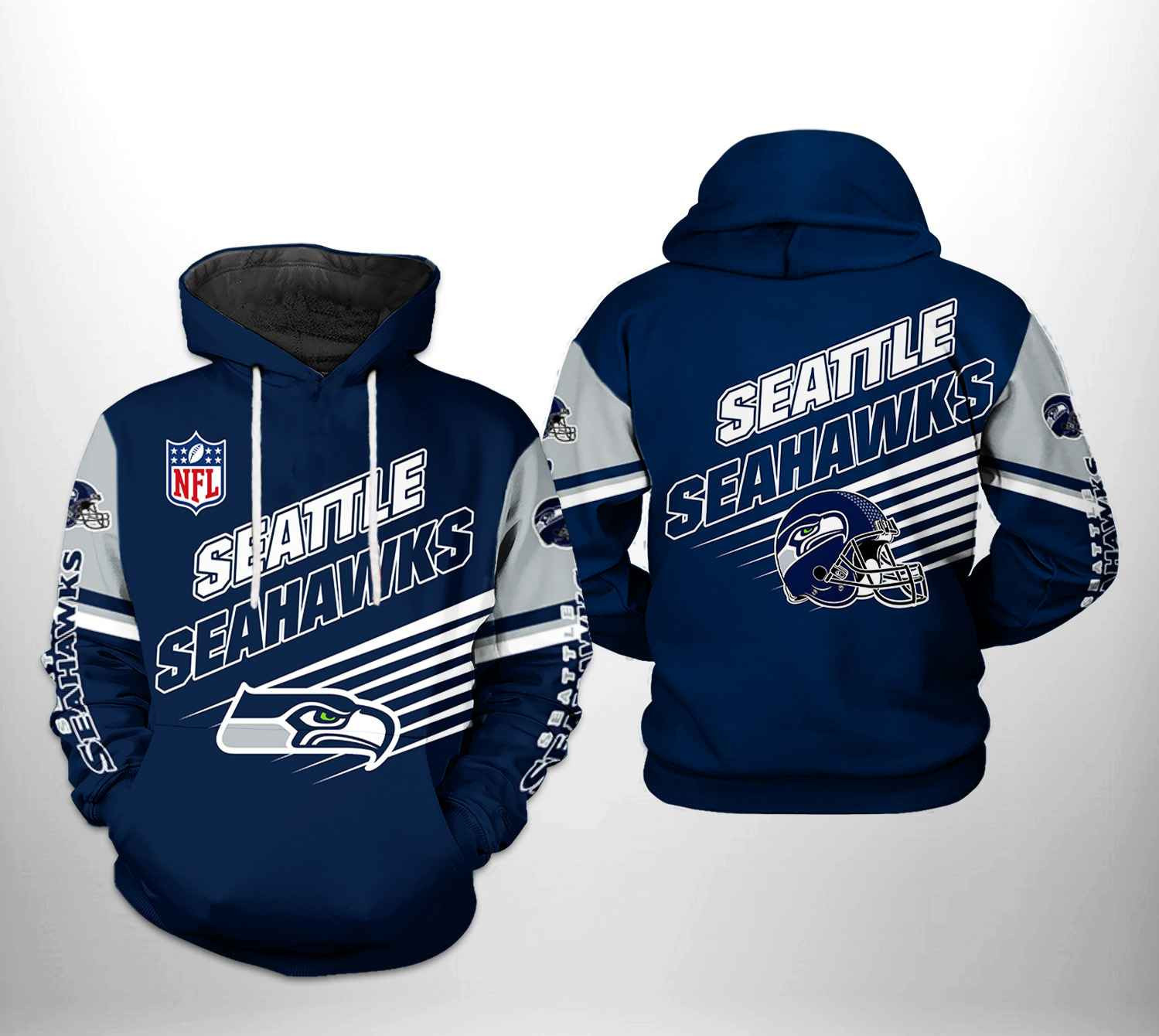 NFL Seattle Seahawks NFL Team 3D All Over Print Hoodie, Zip Hoodie