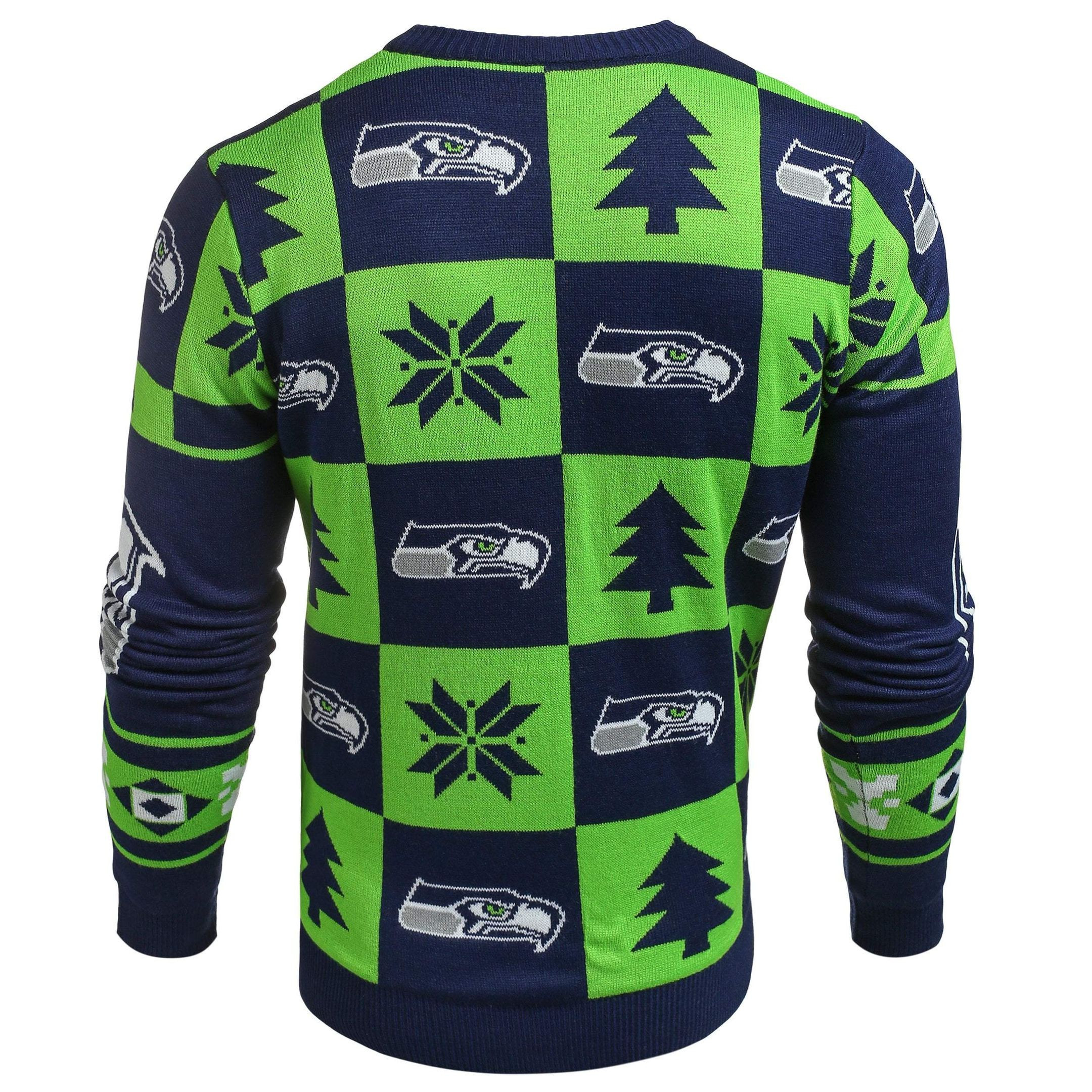 NFL Seattle Seahawks Nfl Ugly Christmas Sweater Adult 3D Funny Matching for family