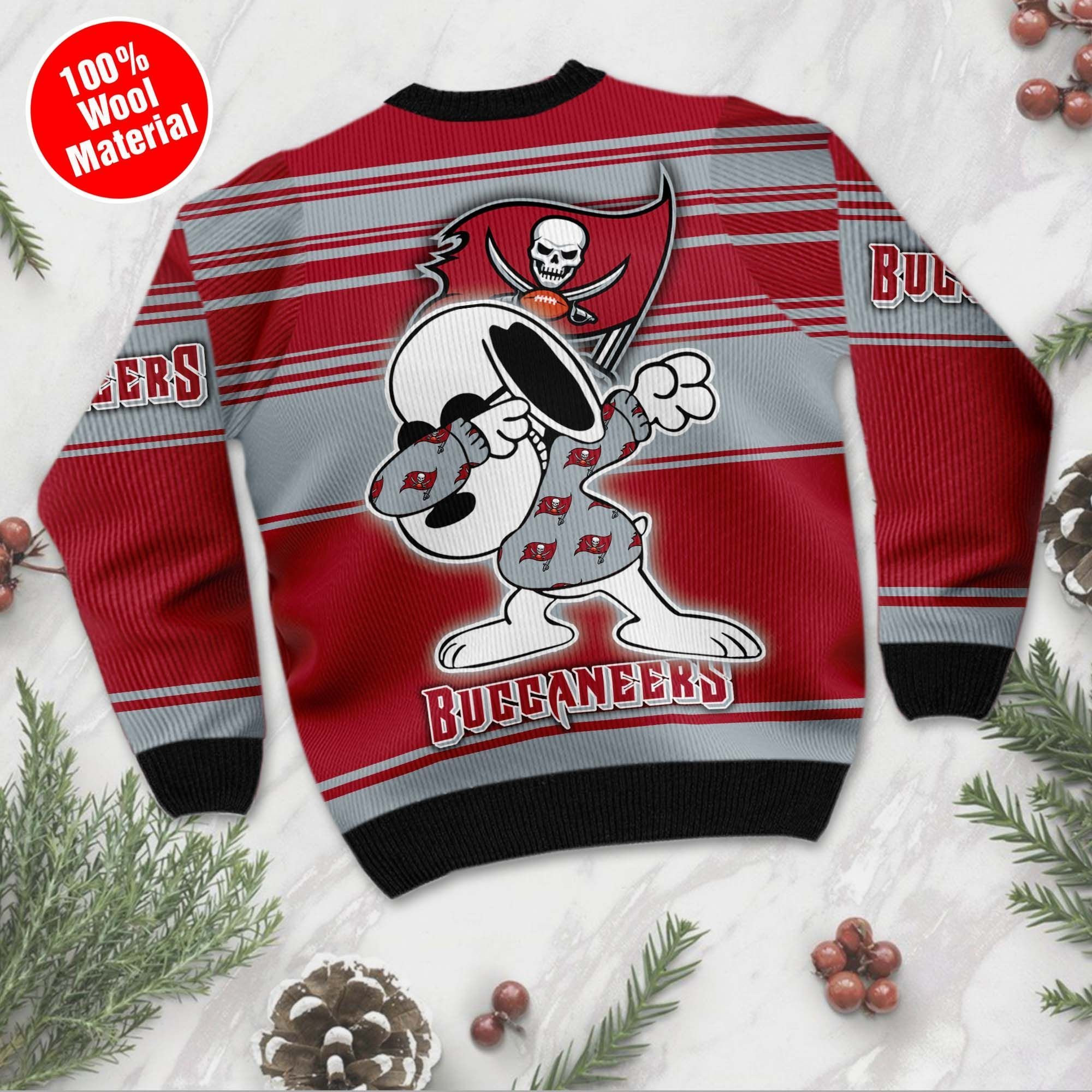 NFL Tampa Bay Buccaneers D Full Printed Sweater Shirt For Football Fan Nfl Jersey Ugly Christmas Sweater Adult 3D Funny Matching for family