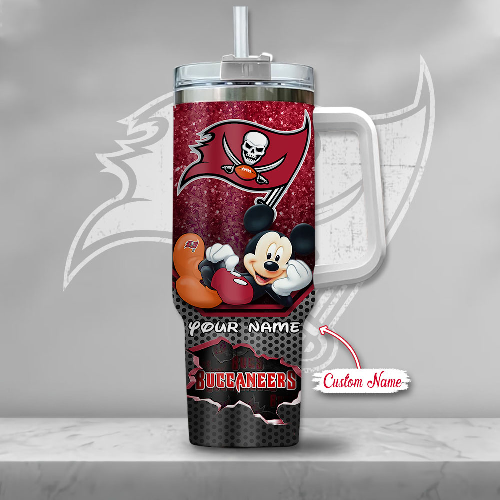 NFL Tampa Bay Buccaneers Mickey Mouse Custom Stanley Cup 40 oz 30 oz Tumbler With HandleTVC2301127 - Image 2