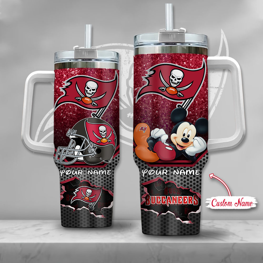 NFL Tampa Bay Buccaneers Mickey Mouse Custom Stanley Cup 40 oz 30 oz Tumbler With HandleTVC2301127