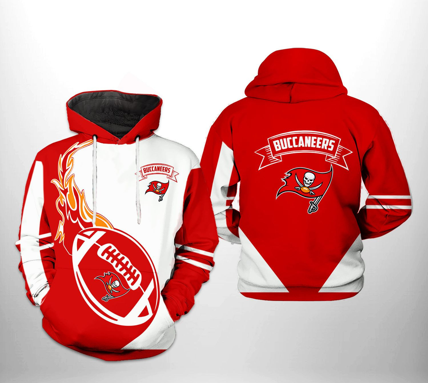 NFL Tampa Bay Buccaneers NFL Classic 3D All Over Print Hoodie, Zip Hoodie