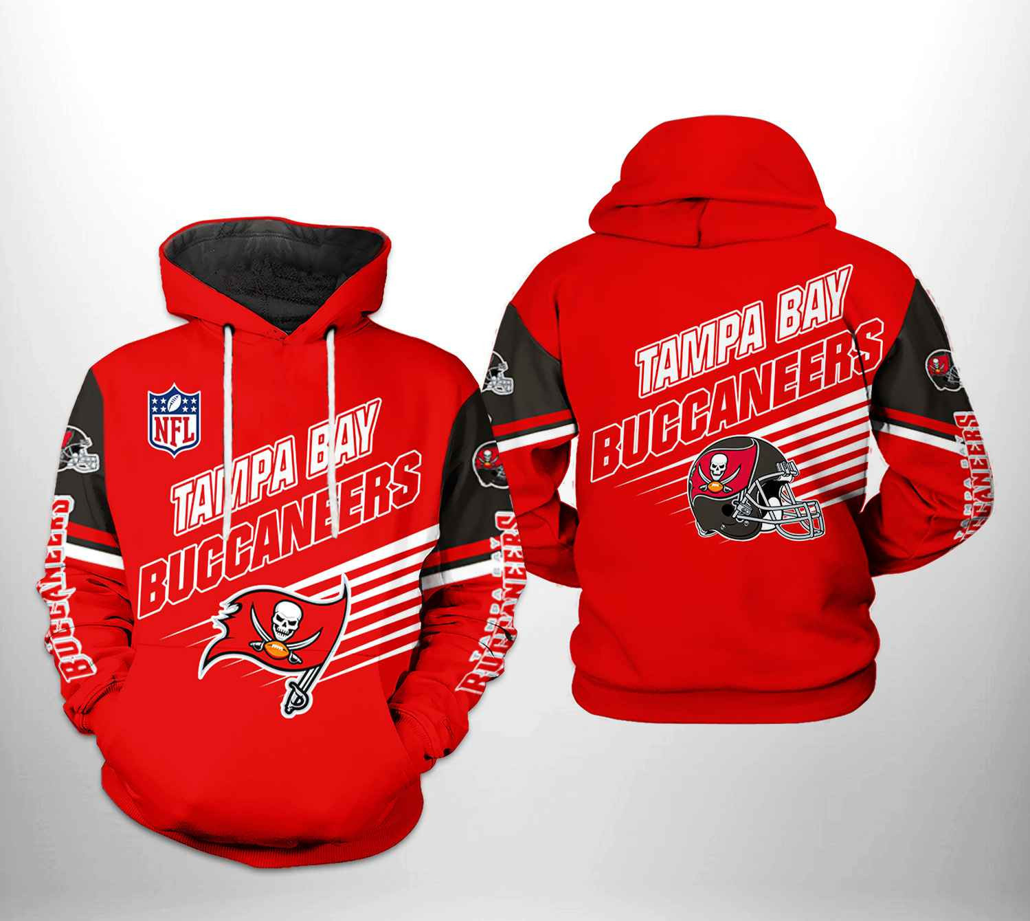 NFL Tampa Bay Buccaneers NFL Team 3D All Over Print Hoodie, Zip Hoodie