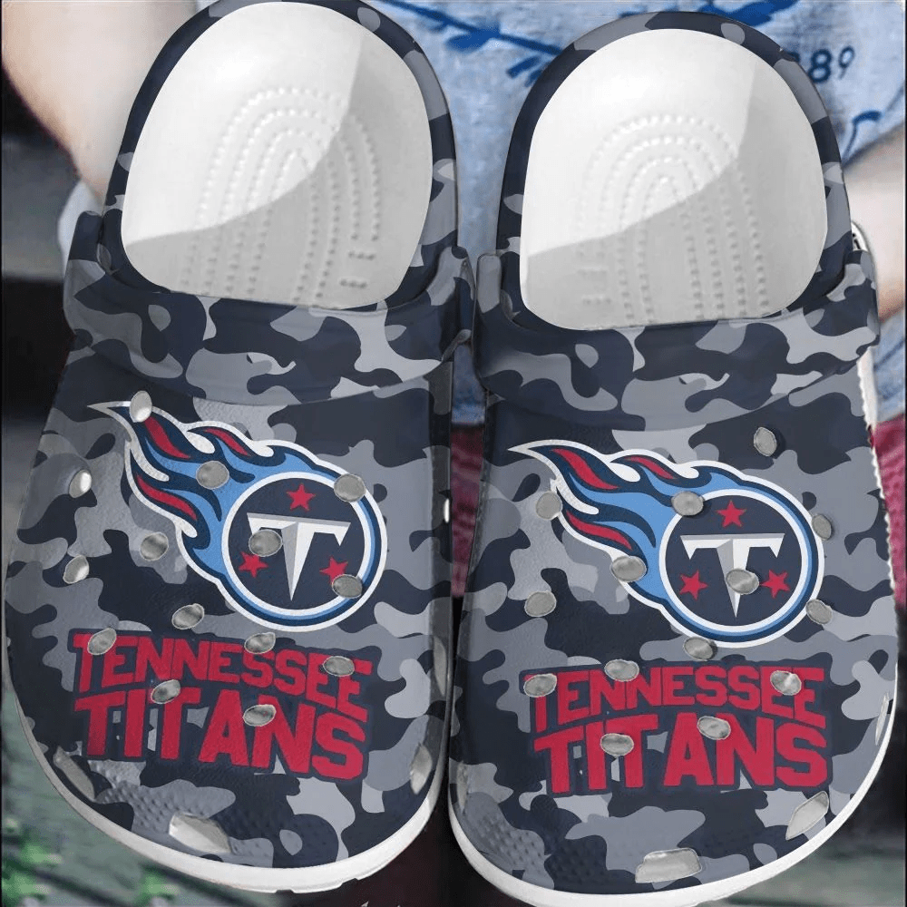 NFL Tennessee Titans CrocsShoes Comfortable Clogs Crocband For Men Women