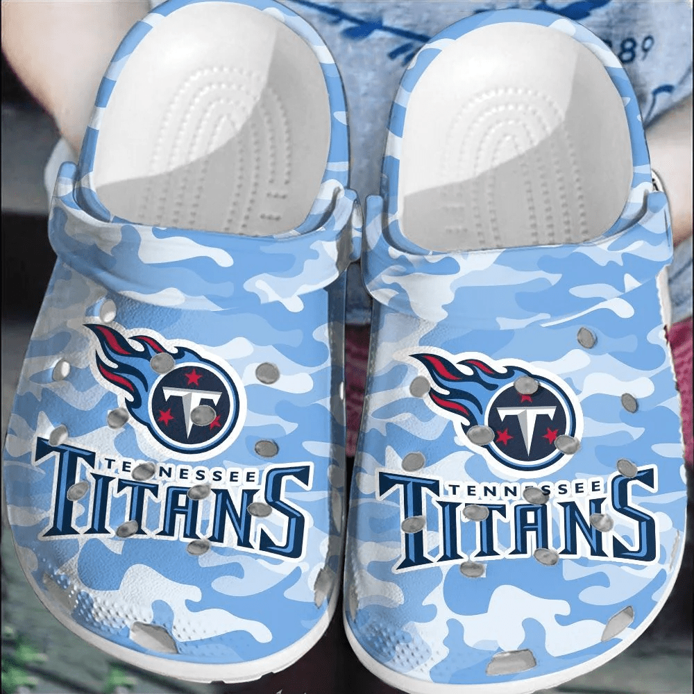 NFL Tennessee Titans CrocsShoes Comfortable Crocband Clogs For Men Women