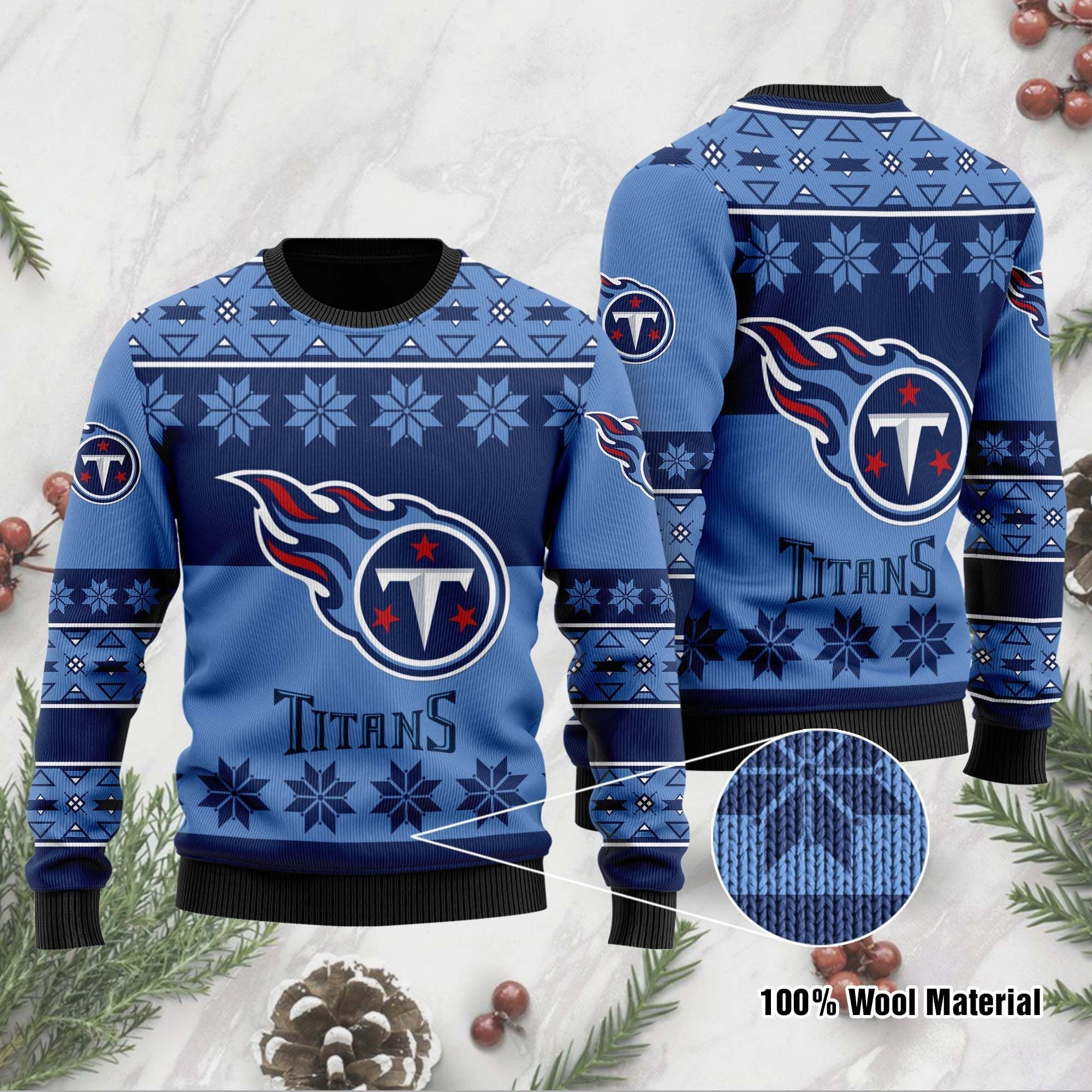 Nfl Tt Ugly Christmas Sweater Adult 3D Funny Matching for family