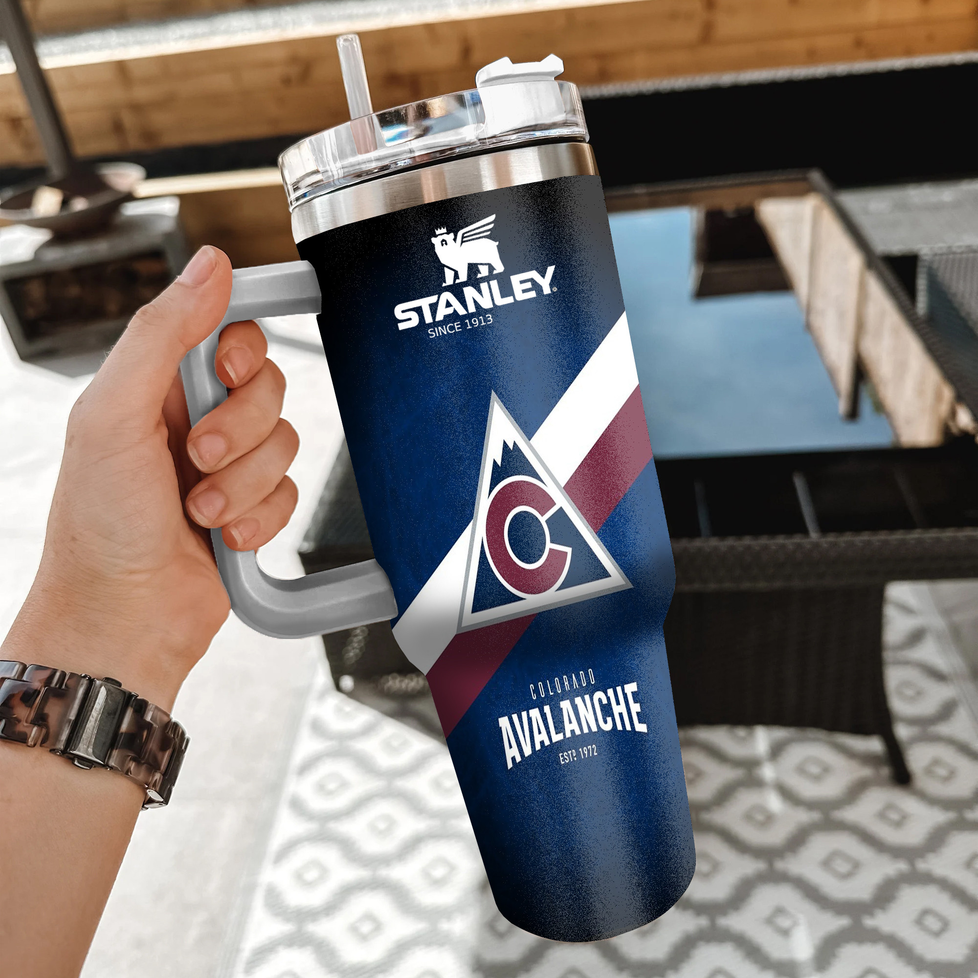 NHL Colorado Avalanche Custom Stanley Cup 40 oz 30 oz Tumbler With HandleTVC2301852