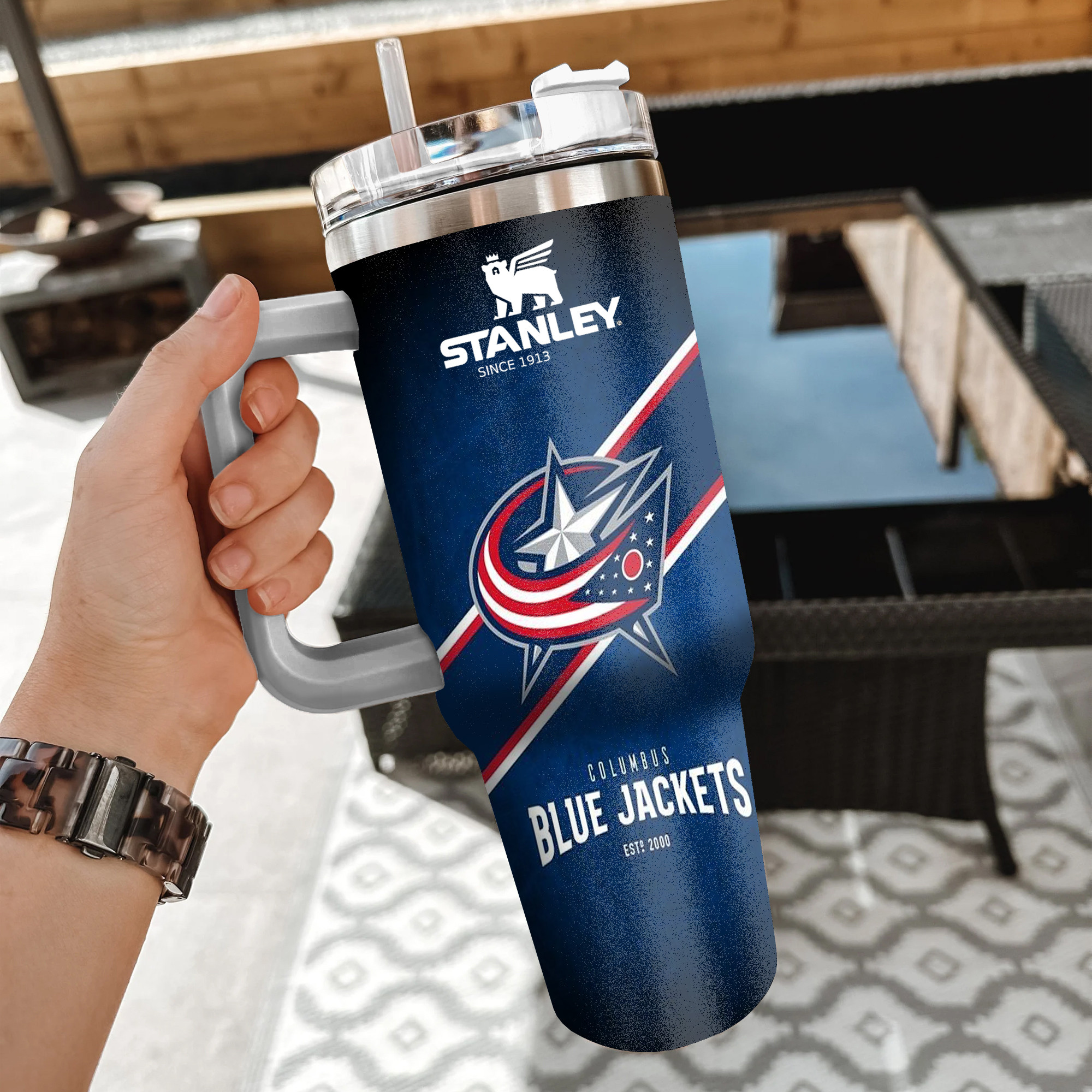 NHL Columbus Blue Jackets Custom Stanley Cup 40 oz 30 oz Tumbler With HandleTVC2301852