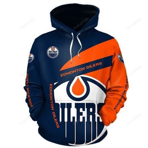 Nhl Edmonton Oilers 3D All Over Print Hoodie, Zip Hoodie