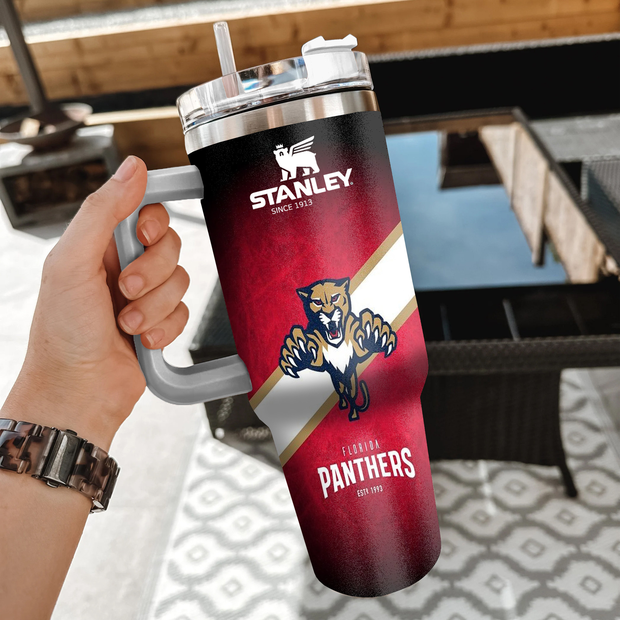 NHL Florida Panthers Custom Stanley Cup 40 oz 30 oz Tumbler With HandleTVC2301851