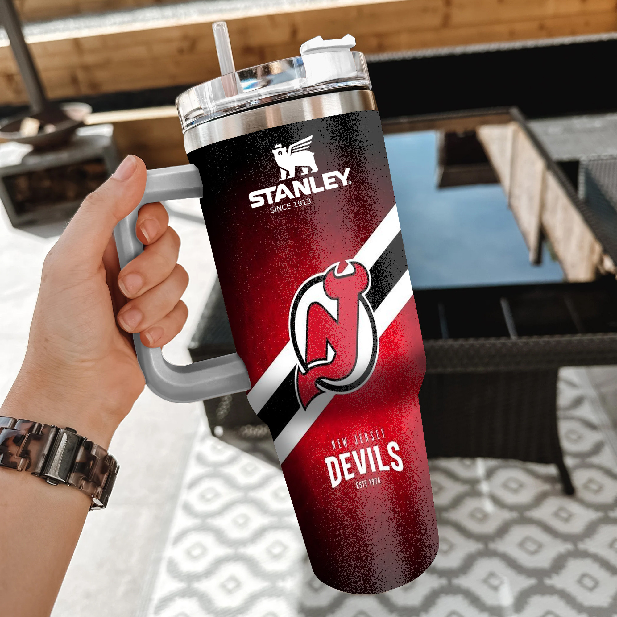 NHL New Jersey Devils Custom Stanley Cup 40 oz 30 oz Tumbler With HandleTVC2301852