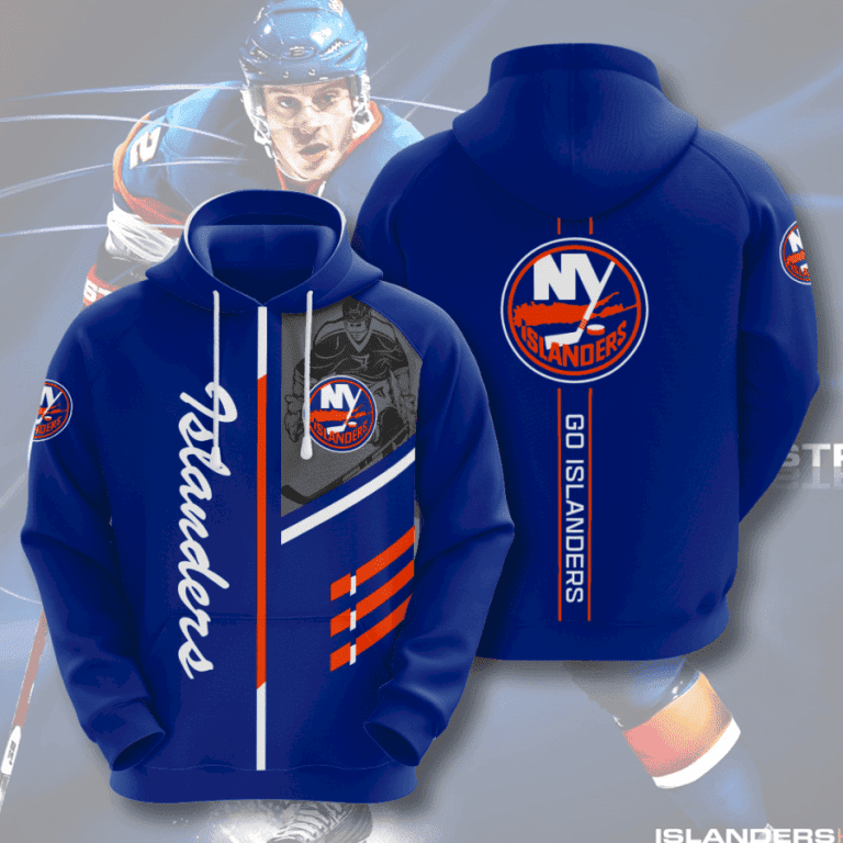 NHL New York Islanders 3D All Over Print Hoodie, Zip Hoodie