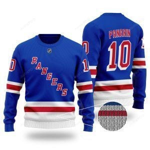 Nhl New York Rangers Artemi Panarin 10 Ugly Christmas Sweater Adult 3D Funny Matching for family