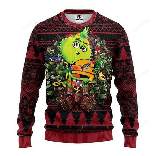Nhl Phoenix Coyotes Grinch Hug Ugly Christmas Sweater Adult 3D Funny Matching for family