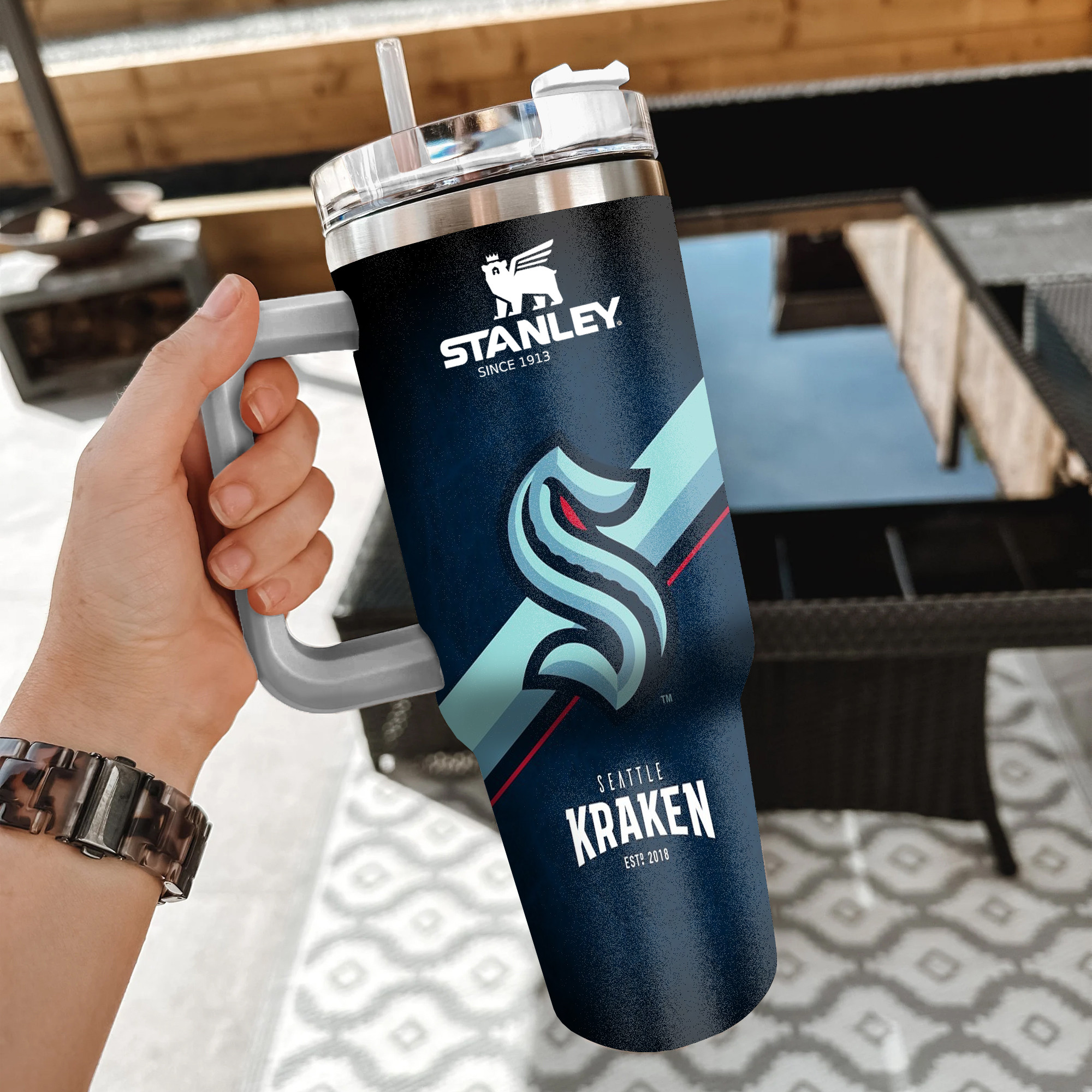 NHL Seattle Kraken Custom Stanley Cup 40 oz 30 oz Tumbler With HandleTVC2301852