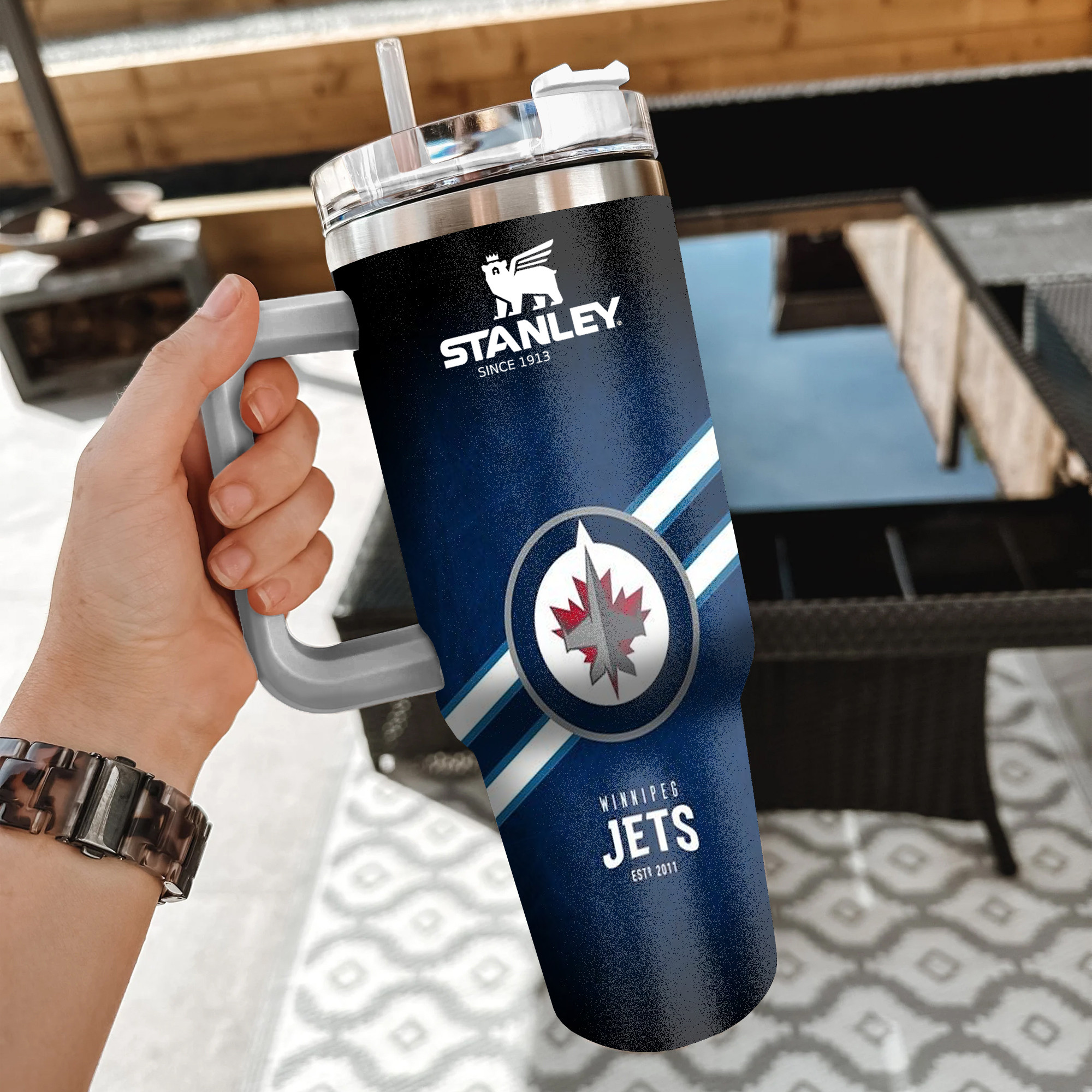 NHL Winnipeg Jets Custom Stanley Cup 40 oz 30 oz Tumbler With HandleTVC2301851