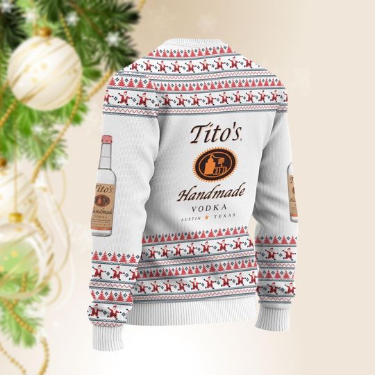 NHP102211A09 Tito Sweater Christmas, My Blood Type Is Sweater, Tito Ugly Christmas Sweater - Image 11