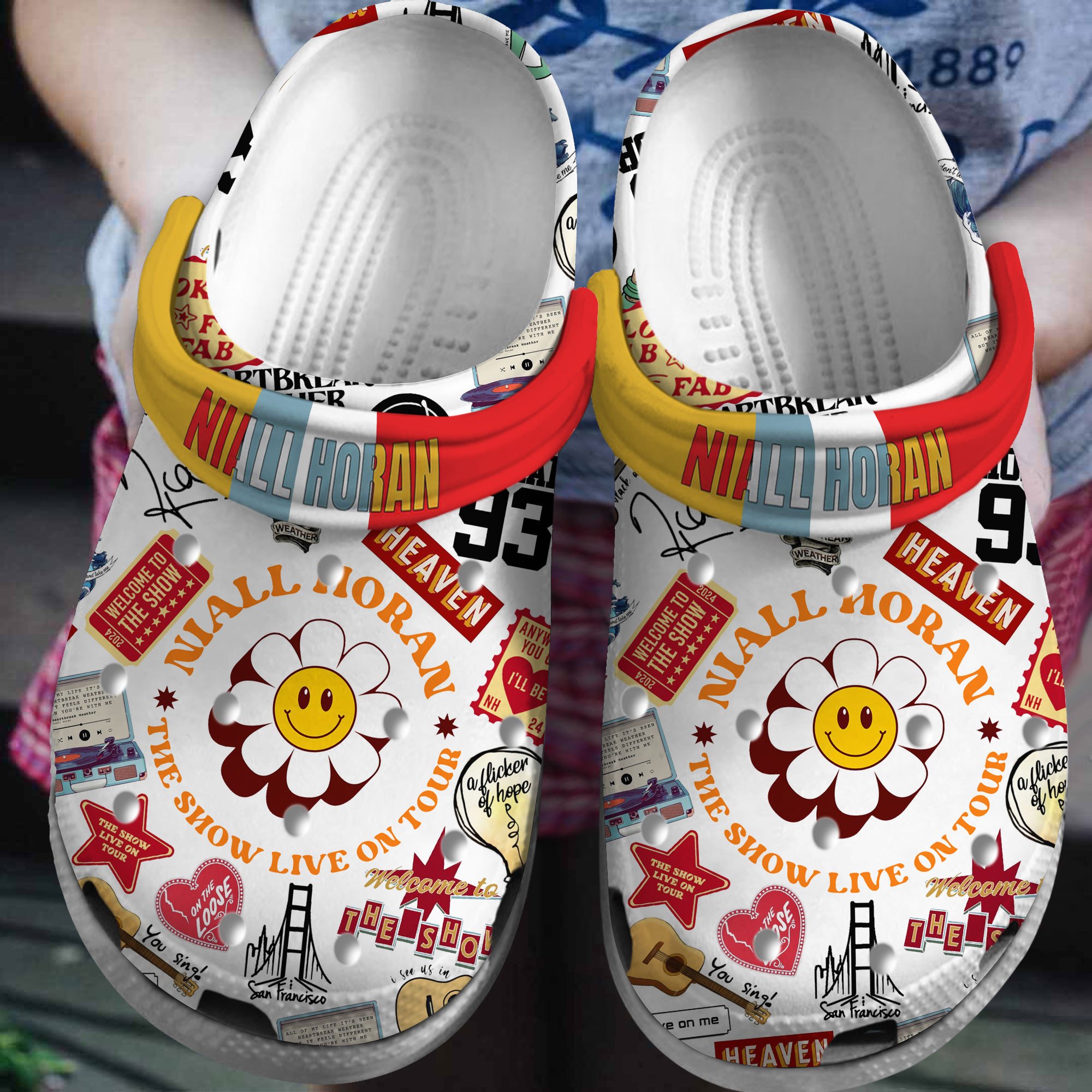 Niall Horan Music Crocs Crocband Clogs Shoes Comfortable For Men Women and Kids