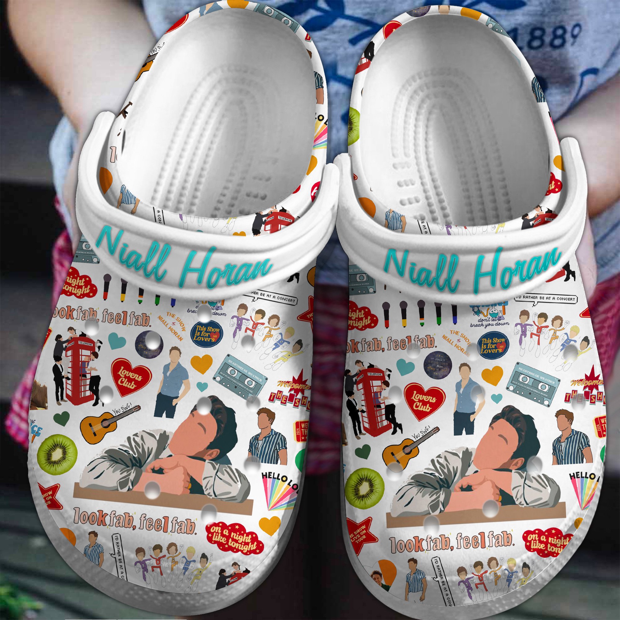 Niall Horan Music Crocs Crocband Clogs Shoes Comfortable For Men Women and Kids
