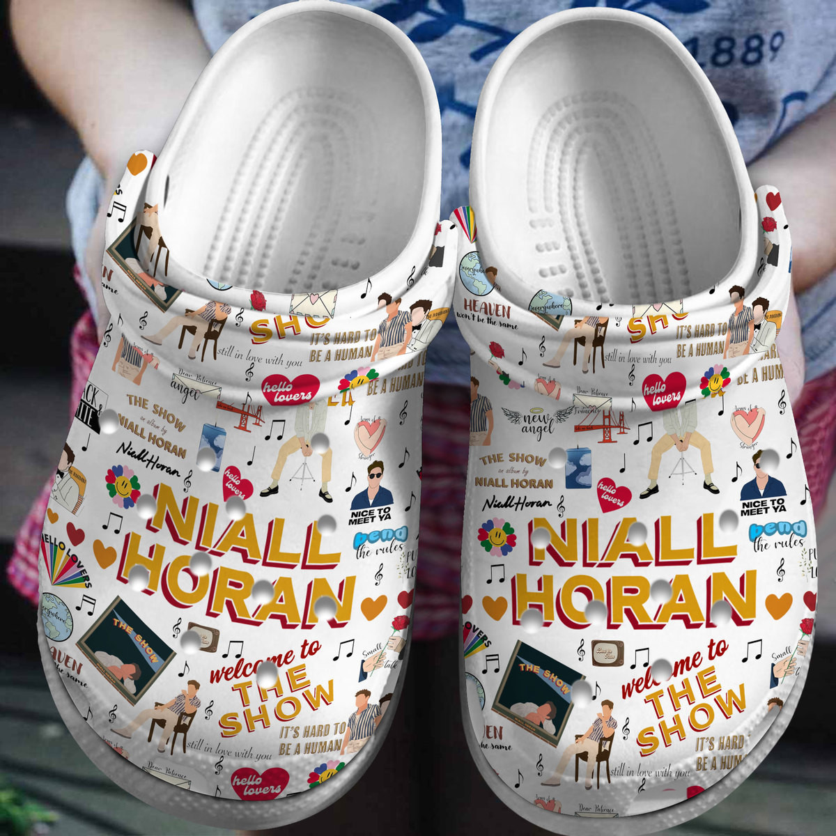 Niall Horan Music Crocs Crocband Clogs Shoes Comfortable For Men Women and Kids