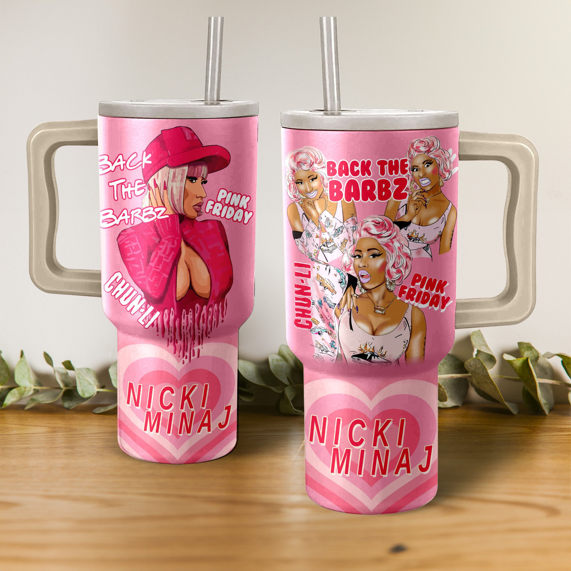 Nicki Minaj Music Custom Stanley Cup 40 oz 30 oz Tumbler With HandleTVC2301274