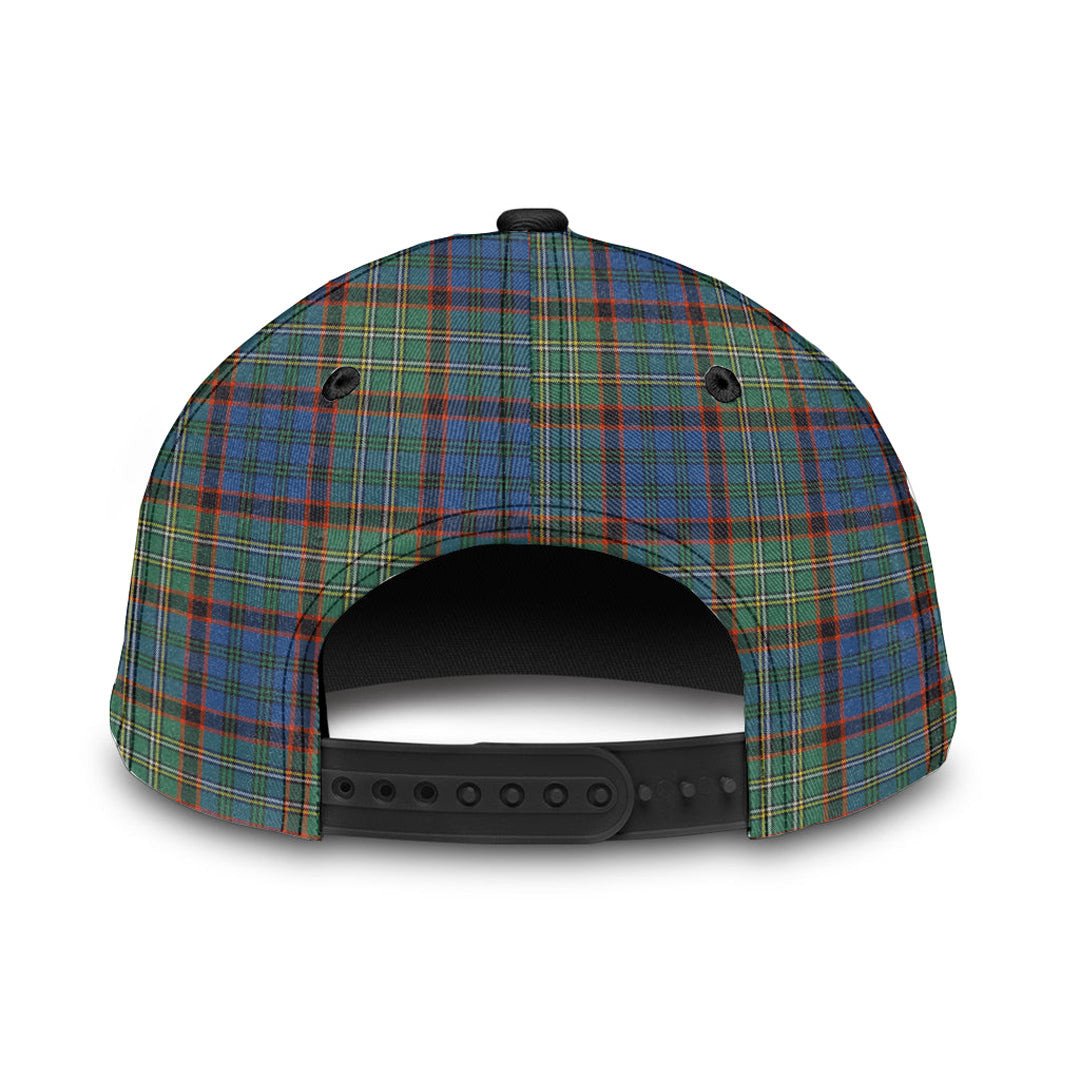 Nicolson Hunting Ancient Tartan Baseball Cap, Tartan Plaid Cap with Family Crest K23 Trucker Hats Custom Hats Gifts For Men & Women