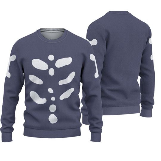 Nightmare Before Christmas, Barrel Skeleton Barrel Skeleton Costume Sweatshirt - Image 2