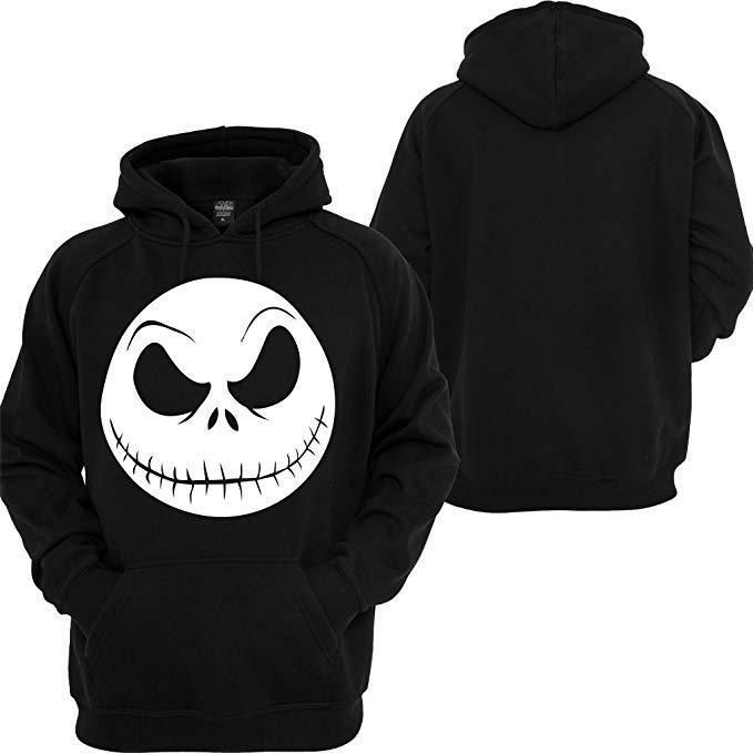 Nightmare Before Christmas Jack Skellington Face 3D All Over Print Hoodie, Zip Hoodie