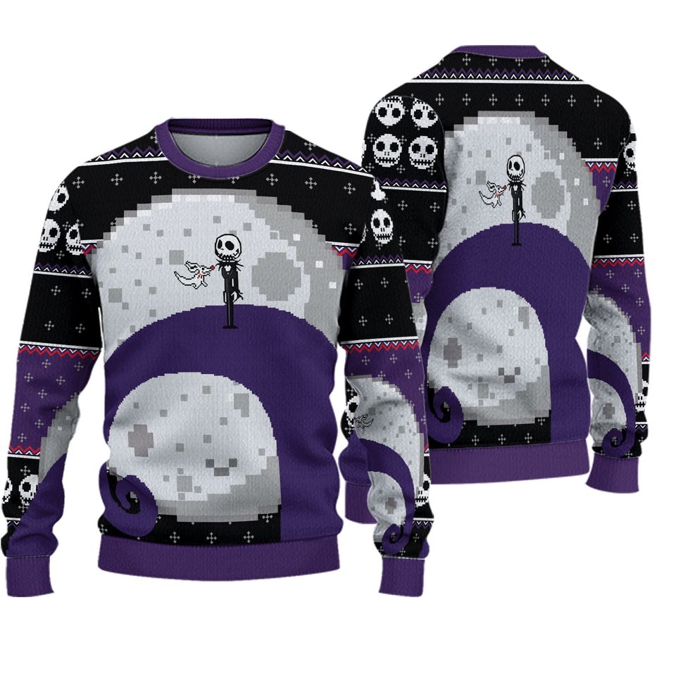 Nightmare Before Christmas Jacks Ugly Christmas Sweater