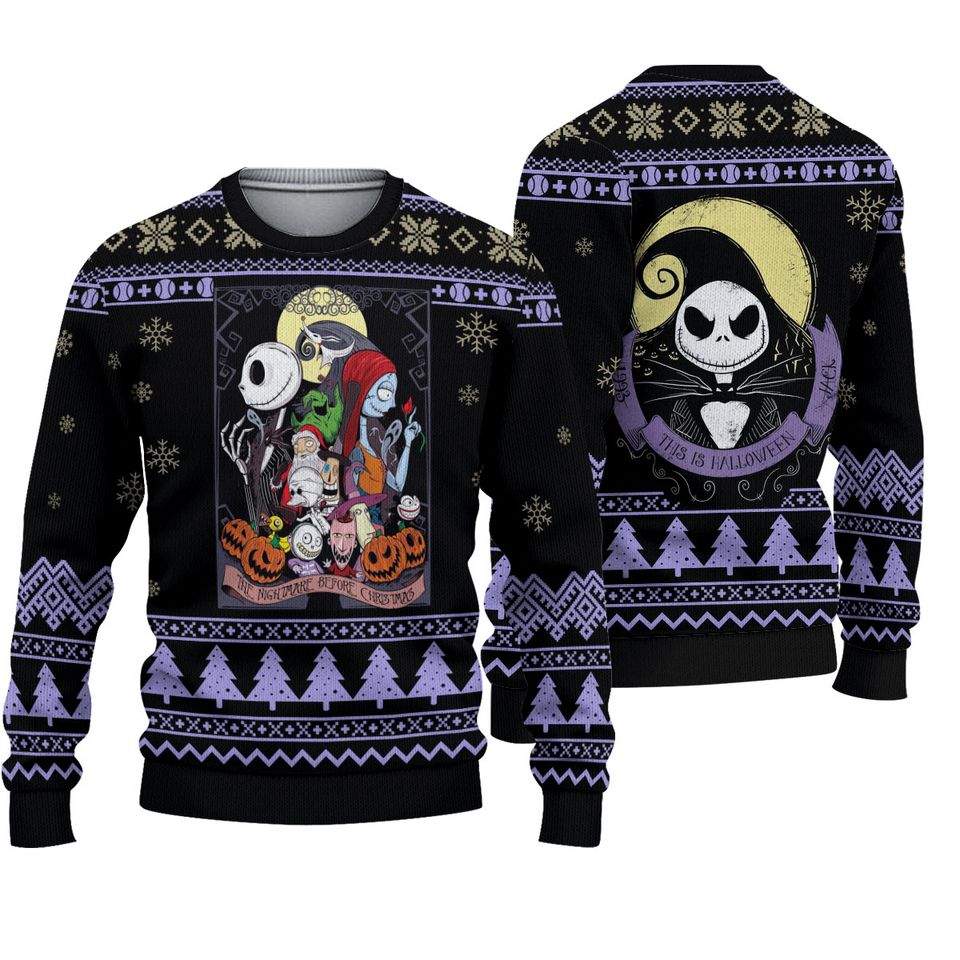 Nightmare Christmas Movie Ugly Christmas Sweater
