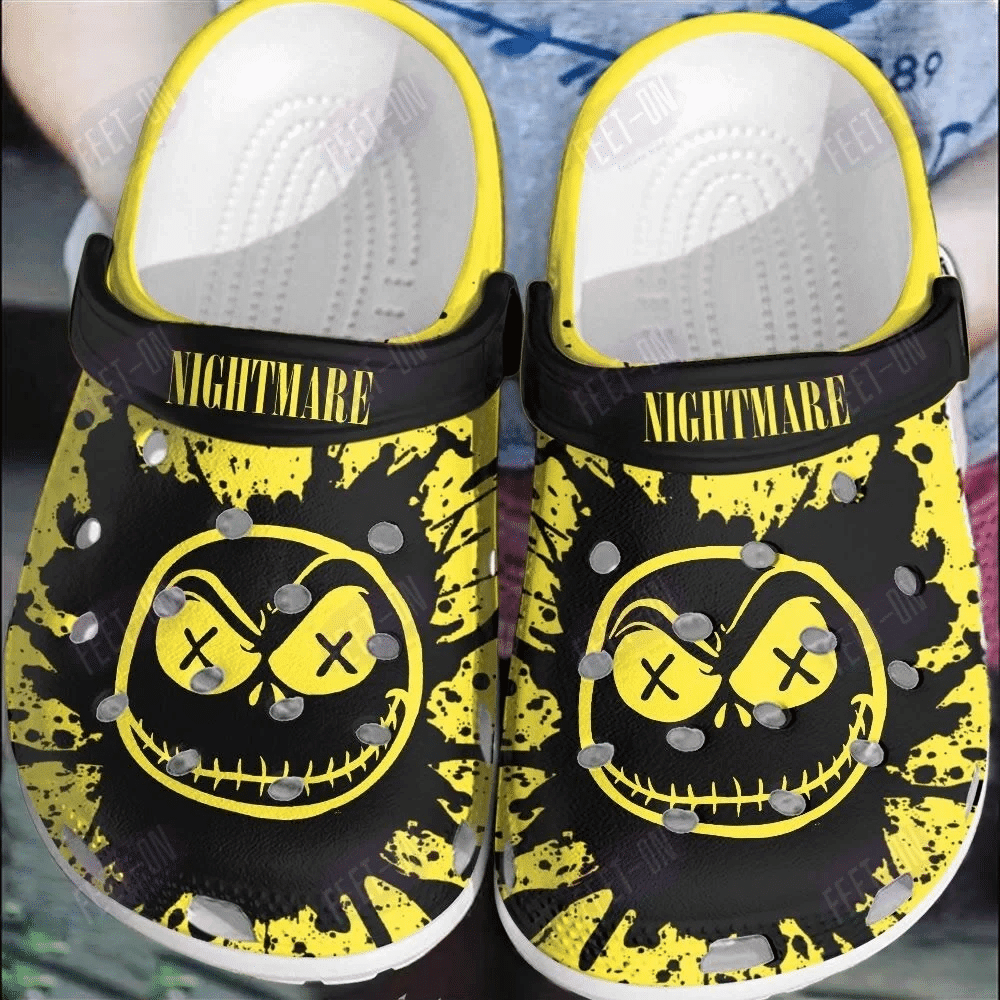 Nightmare Jack Skellington Horror Movie Halloween Classic Clogs Shoes