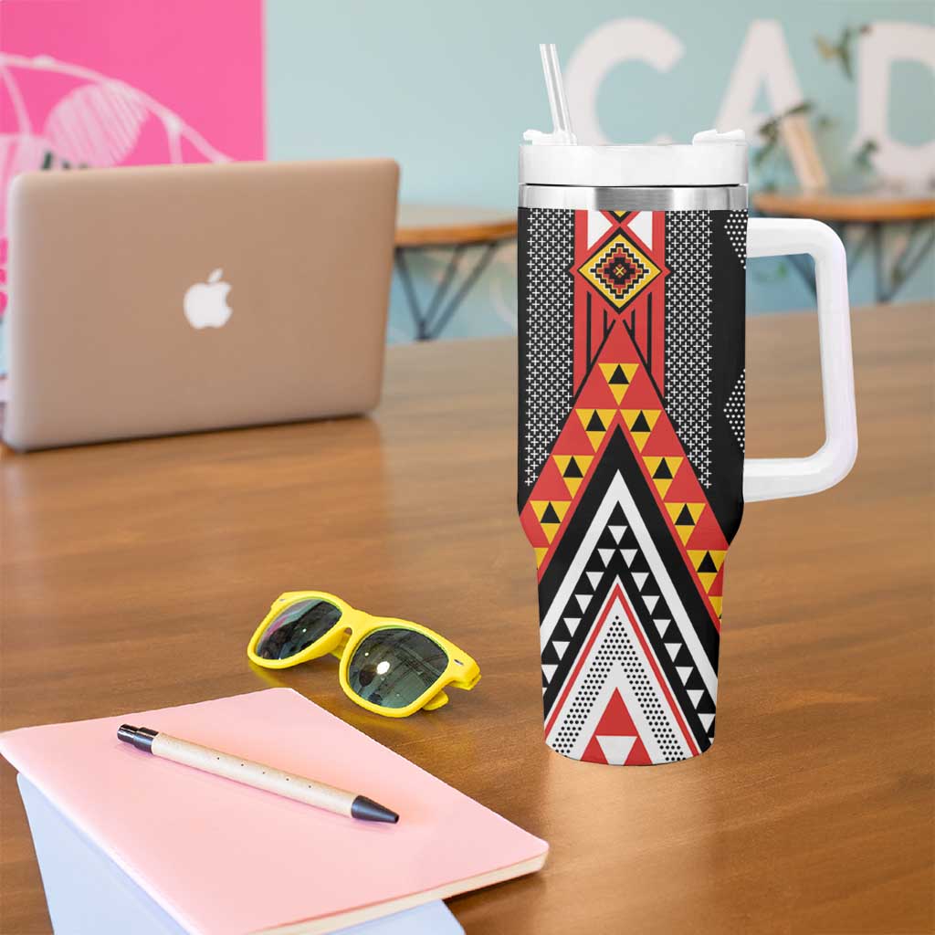 Niho Taniwha Taniko Motif Custom Stanley Cup 40 oz 30 oz Tumbler With HandleTVC2301262 - Image 5