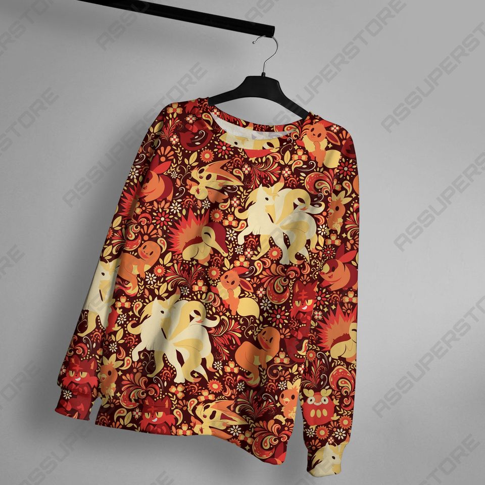 Ninetales Sweatshirt Cute Anime Ninetales Shirt Gifts