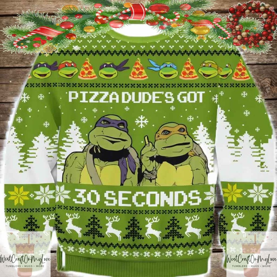 Ninj@ Turtles Ugly Christmas Sweaters Kid-Adult, Christmas Holiday Sweaters