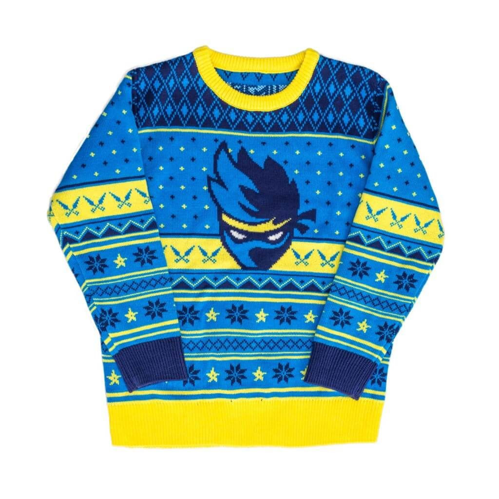 Ninja Ugly Christmas Sweater Adult 3D Funny Matching for family