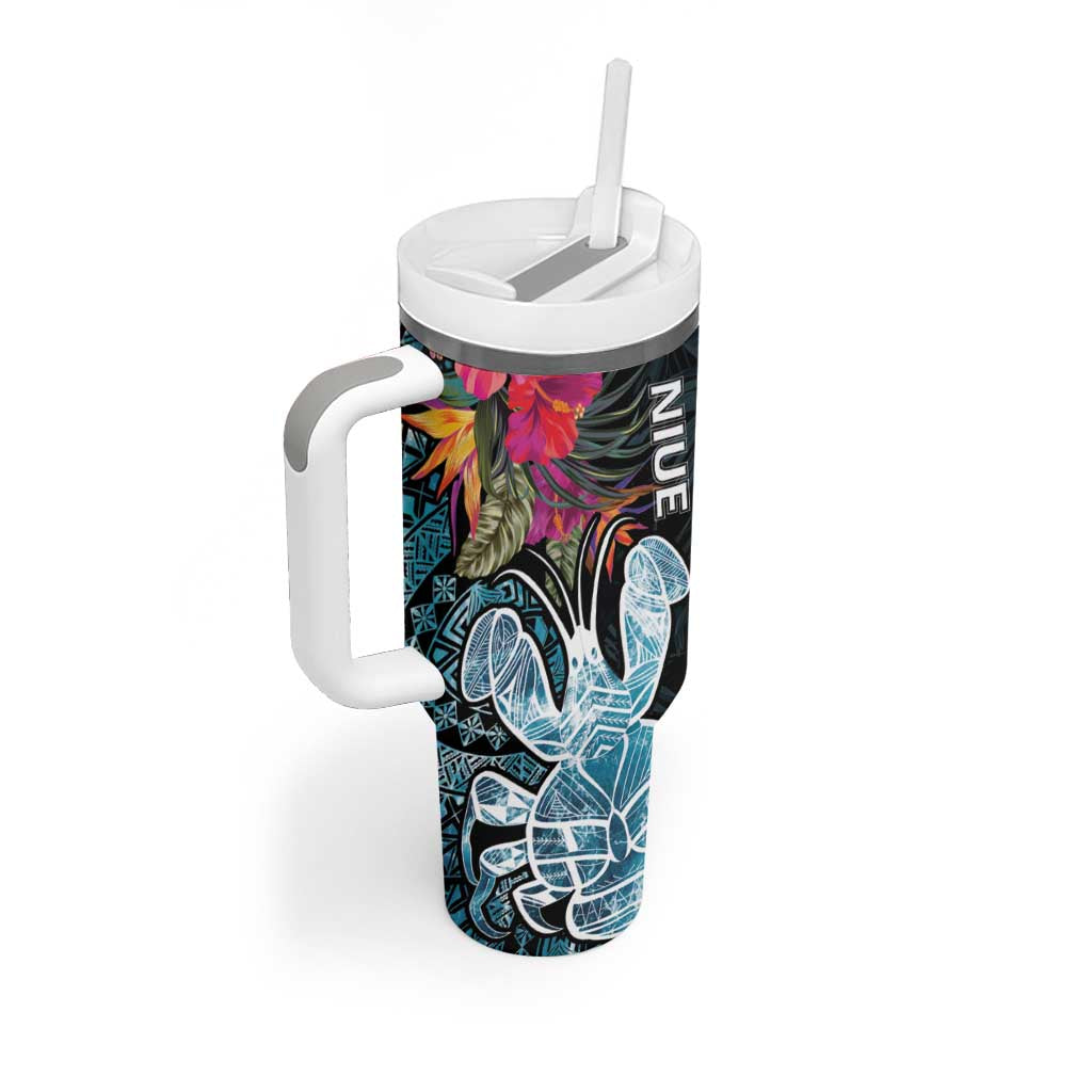Niue Hiapo Mix Coconut Crab Custom Stanley Cup 40 oz 30 oz Tumbler With HandleTVC2301402 - Image 2