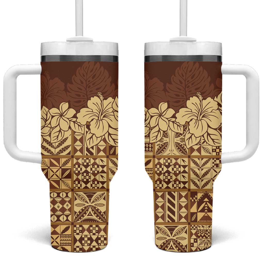 Niue Hiapo Motif Tapa Classic Custom Stanley Cup 40 oz 30 oz Tumbler With HandleTVC2301401