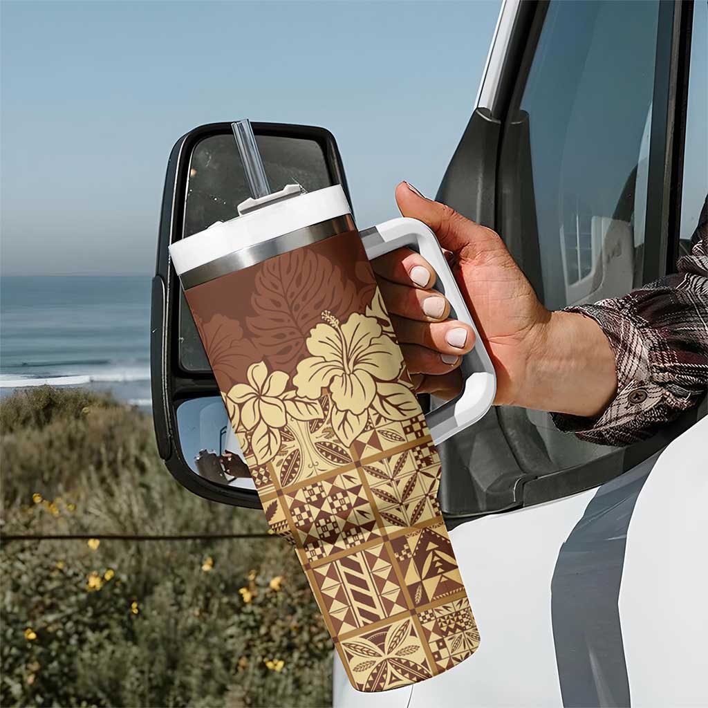 Niue Hiapo Motif Tapa Classic Custom Stanley Cup 40 oz 30 oz Tumbler With HandleTVC2301401 - Image 7