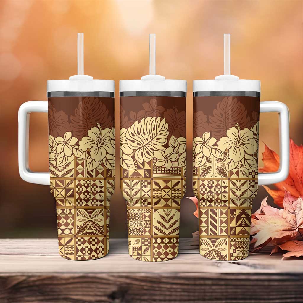 Niue Hiapo Motif Tapa Classic Custom Stanley Cup 40 oz 30 oz Tumbler With HandleTVC2301401 - Image 4