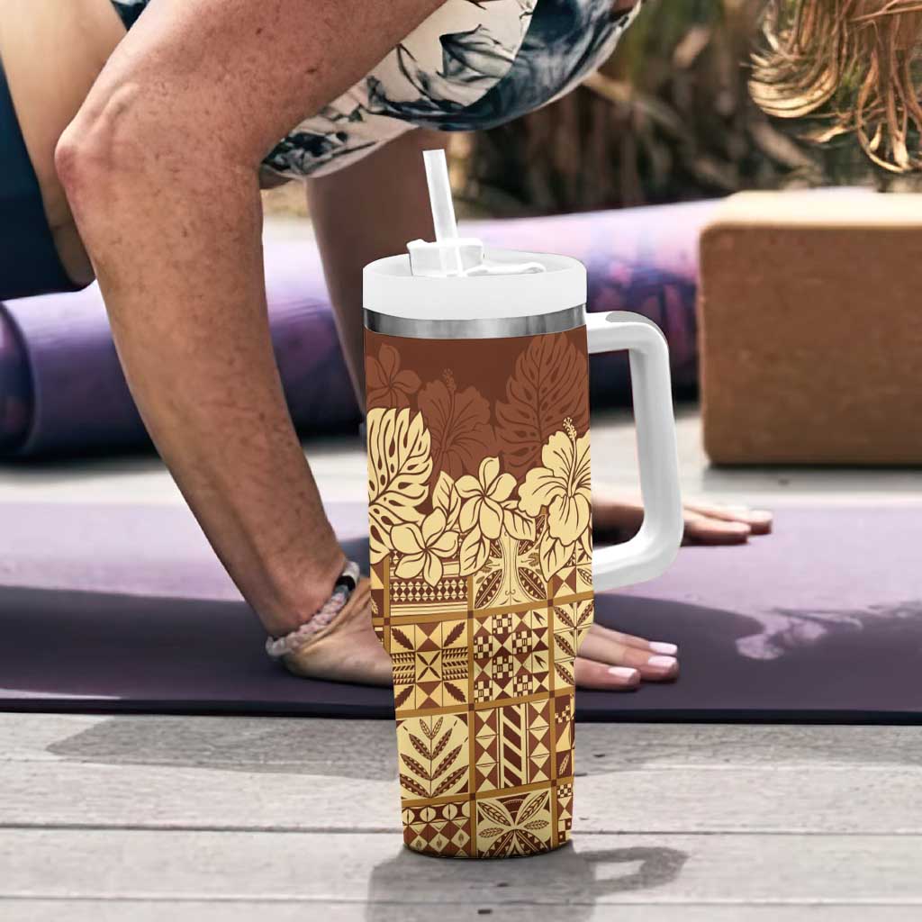 Niue Hiapo Motif Tapa Classic Custom Stanley Cup 40 oz 30 oz Tumbler With HandleTVC2301401 - Image 6