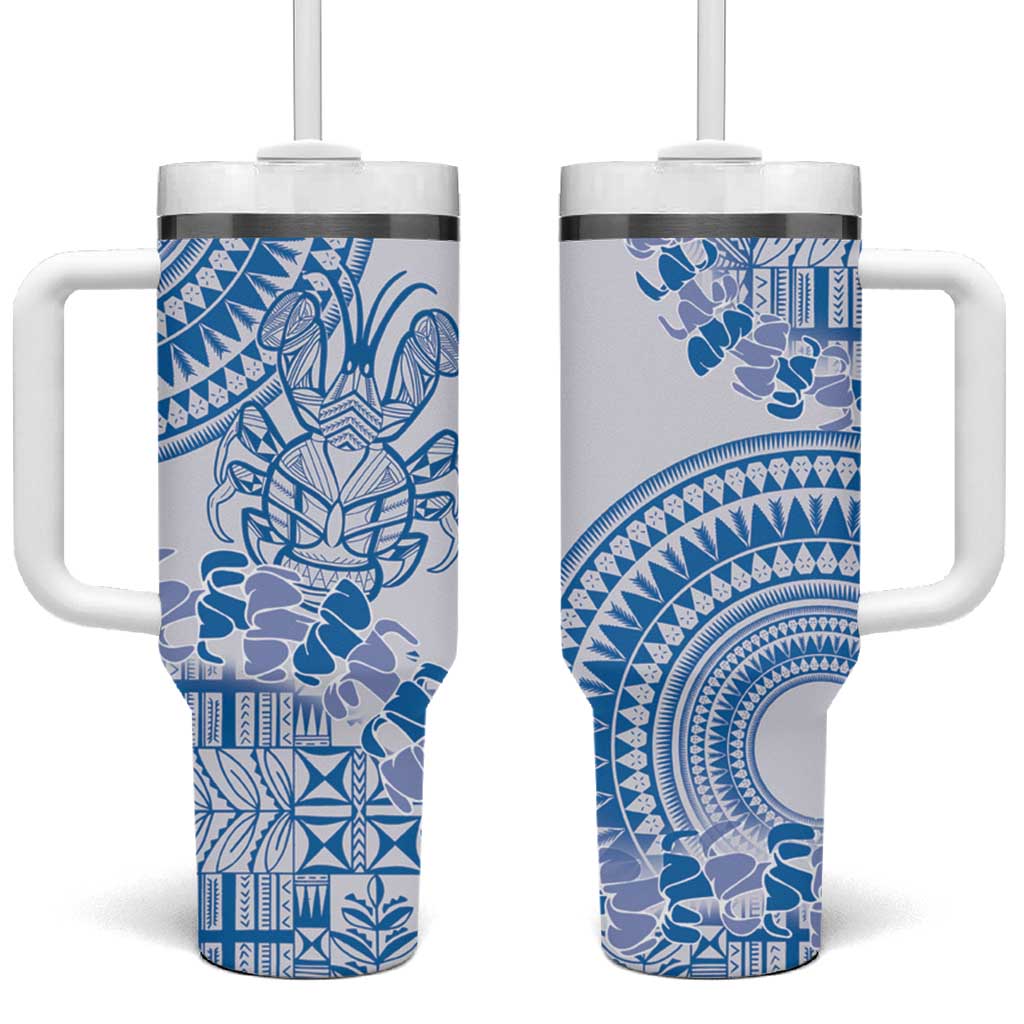 Niue Language Week The Rock Coconut Crab Siapo Blue Pastel Custom Stanley Cup 40 oz 30 oz Tumbler With HandleTVC2301353