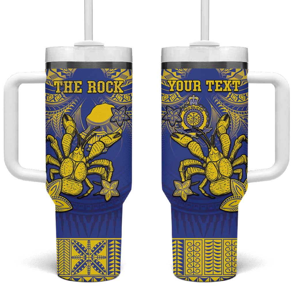 Niue The Rock Niuean Crab Hiapo Blue Custom Stanley Cup 40 oz 30 oz Tumbler With HandleTVC2301392