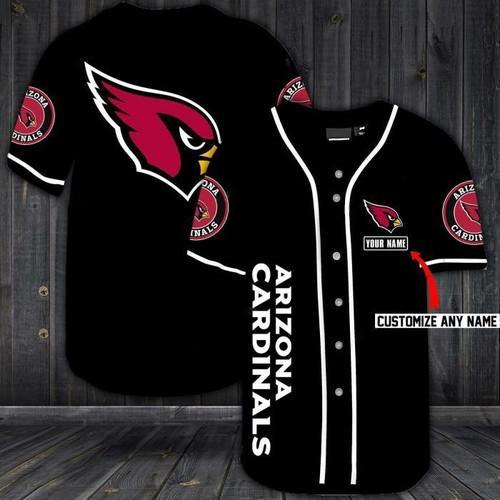 NLF Arizona Cardinals Baseball Jersey Shirt
